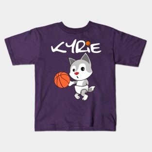 Kyrie The Baby Hoop Star Wolf (Style 4) Kids T-Shirt